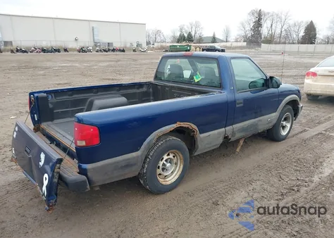 2001 Chevrolet S-10 Ls из США, поврежденный, VIN 1GCCS14591K165599